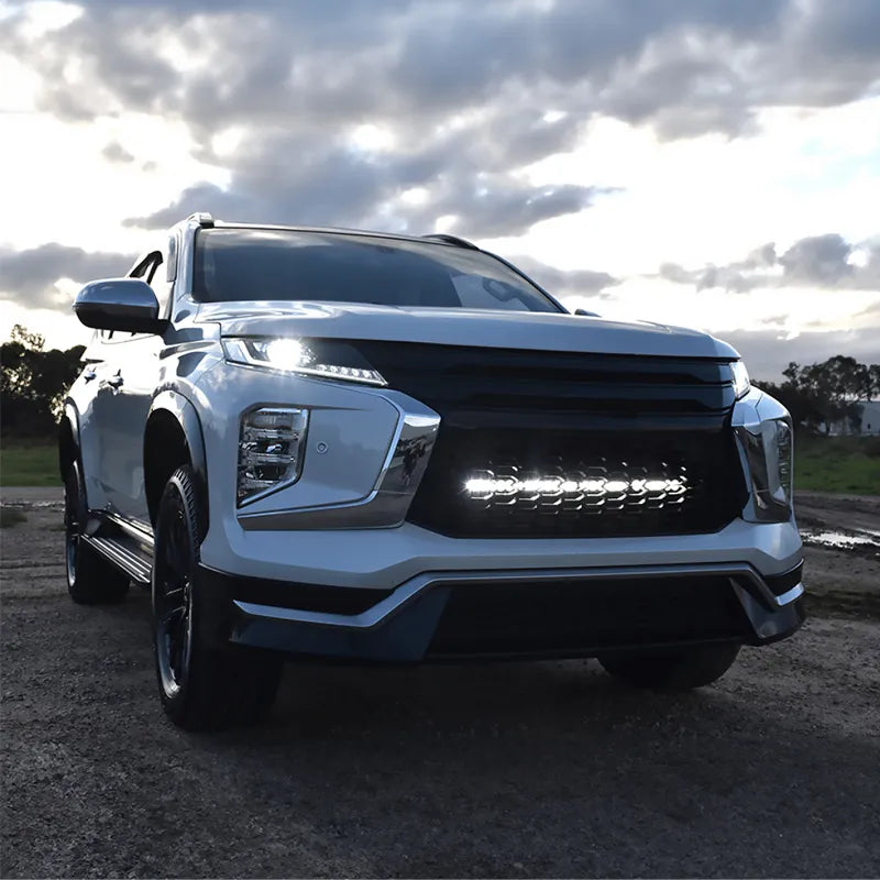 Ultra Vision BGLB-MPSQF-165-KIT Behind Grille Light Bar Kit To Suit Mitsubishi Pajero Sport QF Nov 2019-on