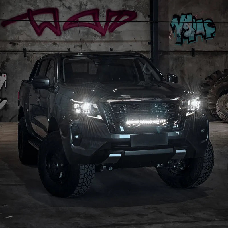 Ultra Vision BGLB-NP300-125-KIT Behind Grille Light Bar Kit To Suit Nissan Navara Series 5 NP300 D23 2021-on