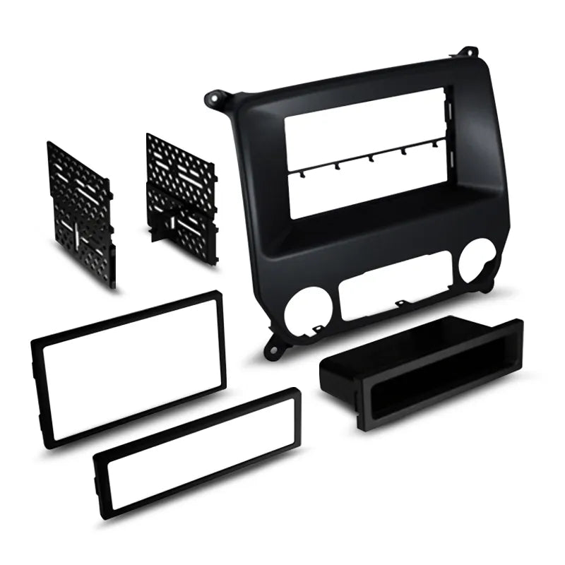 BestKits BKGMK325BM Single/Double DIN Radio Fascia Kit To Suit Chevrolet Silverado 2015-2018