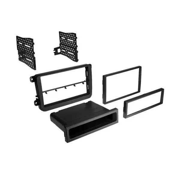 BestKits BKVWK1017 Multi-DIN Black Fascia Kit Suit Volkswagen Various Vehicles