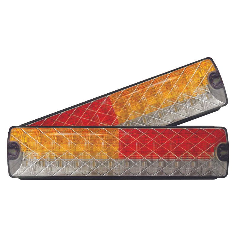 Roadvision BR200LRARW Slim LED Stop Tail Indicator Reverse Twin Pack