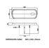 Roadvision BR280ARW LED Combination Lamp Stop Tail Ind Reverse Fog