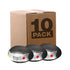 Roadvision BR3ARLB10 LED Side Marker Lamp Red Amber Oval 10 Pack