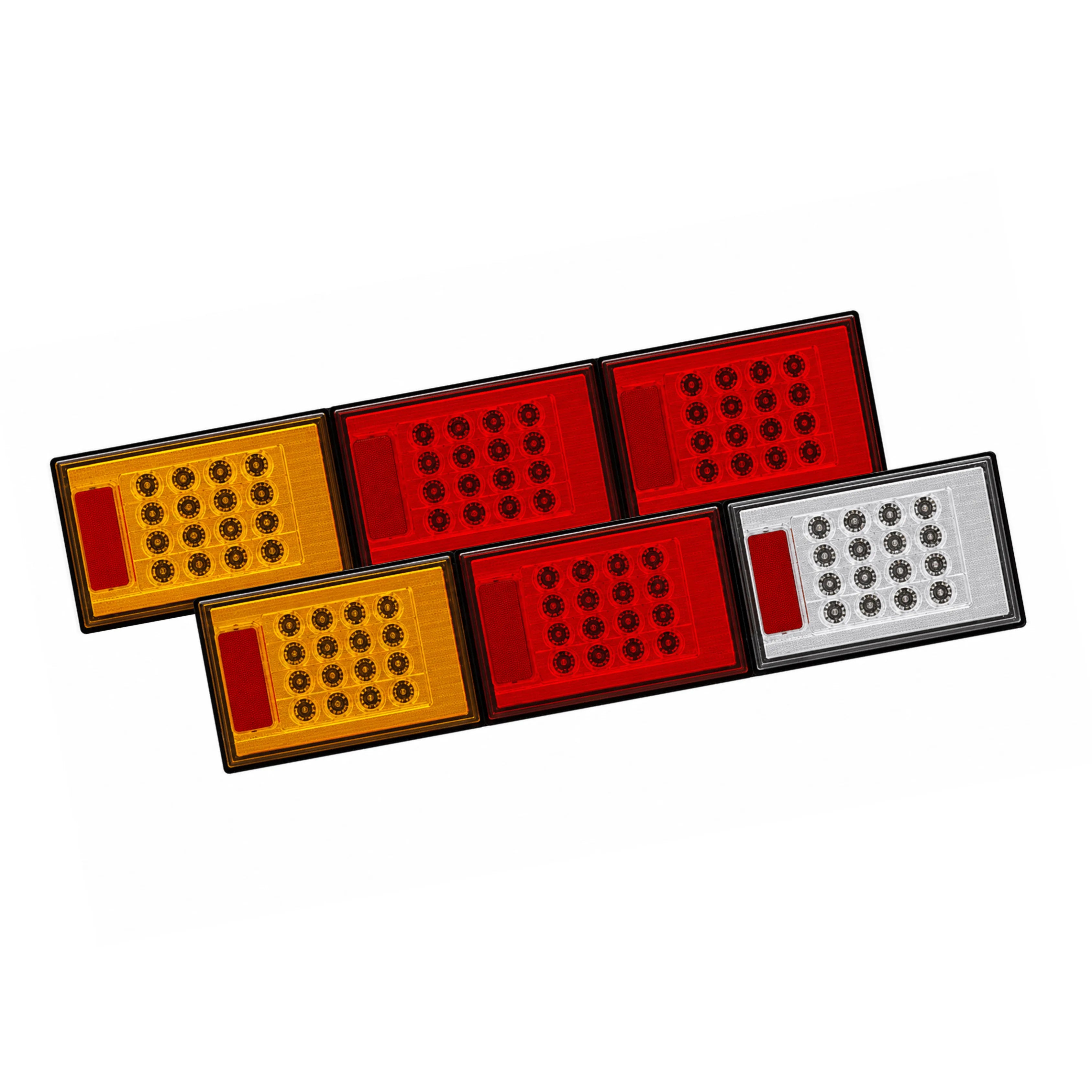 Roadvision BR602ARR LED Rear Combination Lamp - Jumbo Triple Surface Mount Stop/Tail/Indicator