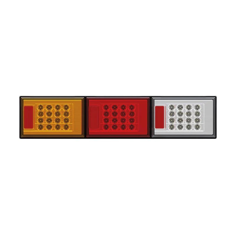Roadvision BR602ARW LED Rear Combination Lamp - Jumbo Triple Surface Mount Stop/Tail/Indicator/Reverse