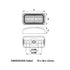 Roadvision BR8AR LED Clearance Light Red and Amber 10-30V