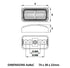 Roadvision BR8R LED Clearance Light Red 10-30V Polycarbonate