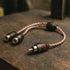 DNA BRCA421R Bulk 1 Male RCA to 2 Female RCA Y-Split Pro Spec Interconnect Audio Cable