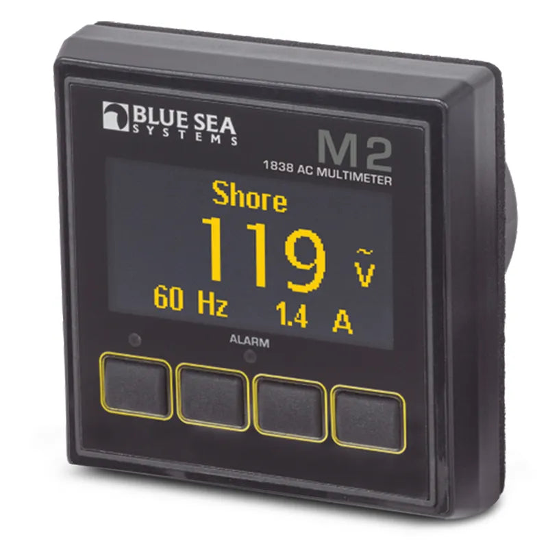 Blue Sea Systems BS-1838B Meter M2 OLED AC Multimeter