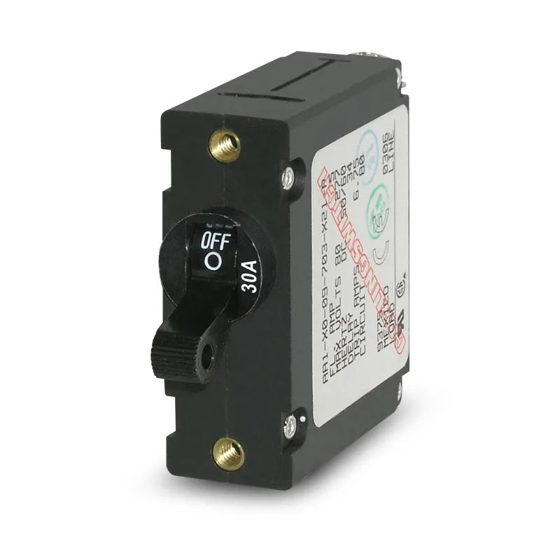 Blue Sea Systems BS-7220B Circuit Breaker AA1 Toggle 30A Black