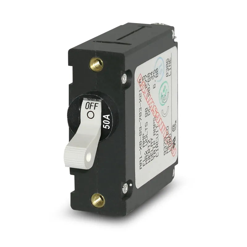 Blue Sea Sytems BS-7230B Circuit Breaker AA1 Toggle 50A White