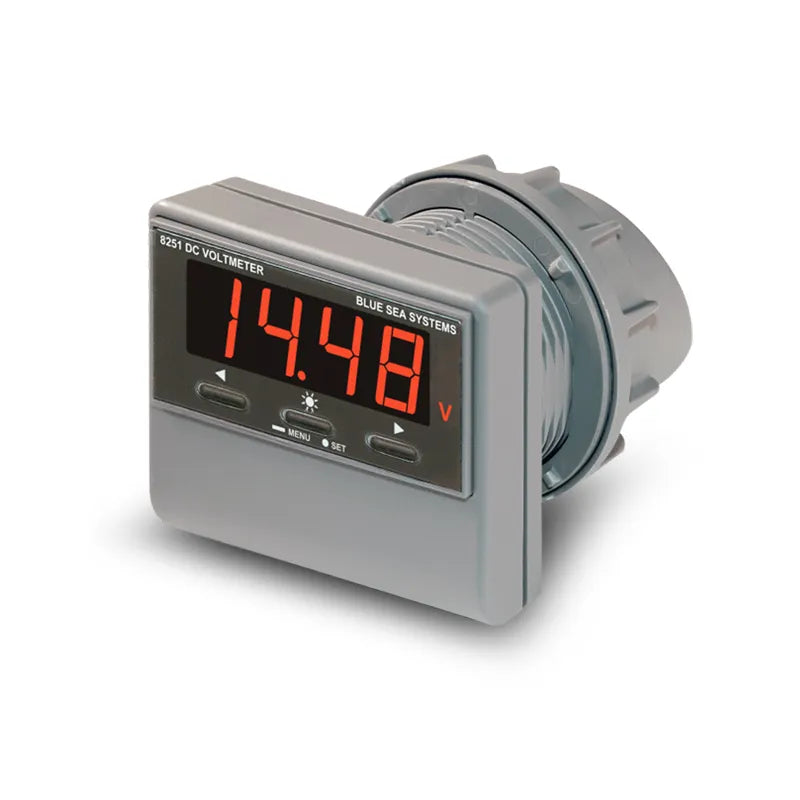 Blue Sea Systems BS-8251B Meter Digital DC Voltage with Alarm