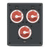 Blue Sea Systems BS-8280B Traditional Metal Dual Bank Battery Management Panel