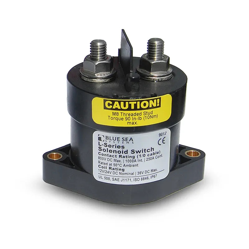 Blue Sea Systems BS-9012B L Series Solenoid 450A 12/24V