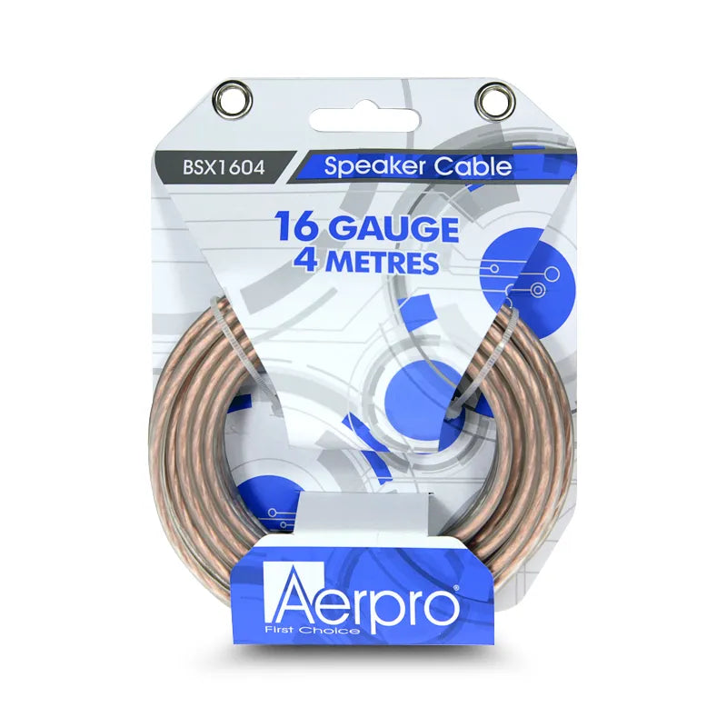Aerpro BSX1604 Bassix 16GA 4m Speaker Cable