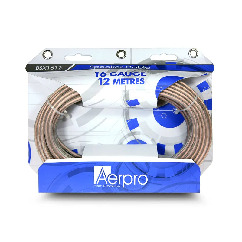 Aerpro BSX1612 Bassix 16GA 12m Speaker Cable
