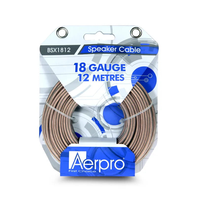 Aerpro BSX1812 Bassix 18ga 12m Speaker Cable