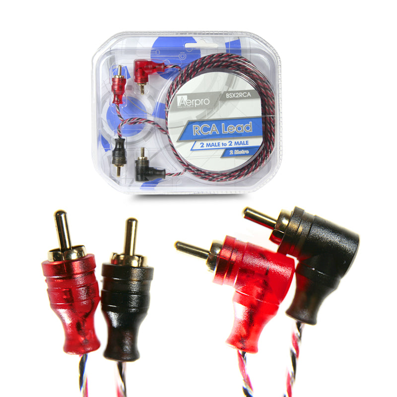 Aerpro BSX2RCA Bassix 2.0M RCA Lead 2M - 2M R/A