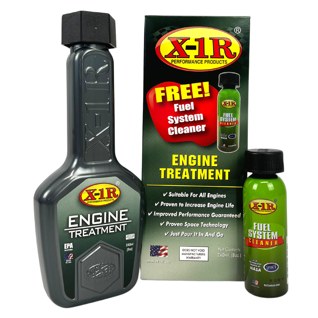 BAINTECH BT-ADD-35-018 Engine Oil Treatment 240ml + FREE Fuel System Cleaner 60ml - Complete Engine Performance & Protection Combo Pack