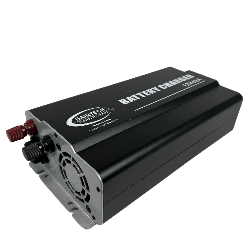 BAINTECH BT40AC 40amp AC Charger - Multi-Stage Smart Battery Charger with Switch-Mode Technology for Lead-Acid and LiFePO4 Batteries