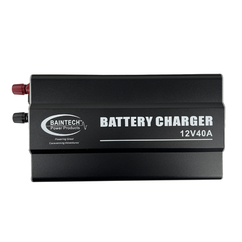 BAINTECH BT40AC 40amp AC Charger - Multi-Stage Smart Battery Charger with Switch-Mode Technology for Lead-Acid and LiFePO4 Batteries