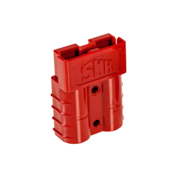 BAINTECH BTA50-RED 50A Anderson Plug - Red Keyed Connector for Voltage Segregation and System Isolation