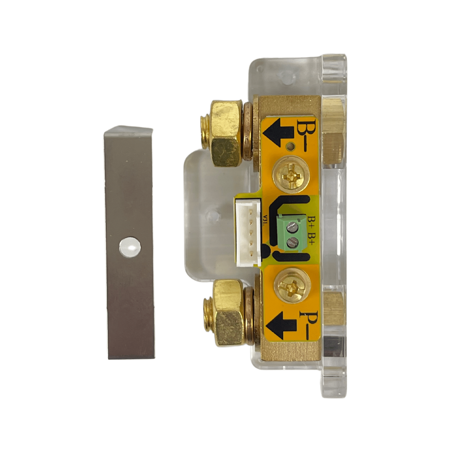 BAINTECH BTBLMON Bluetooth Battery Monitor with 500 Amp Shunt - Wireless Battery Monitoring System for 4WD, Caravan, Marine & Off-Grid Applications