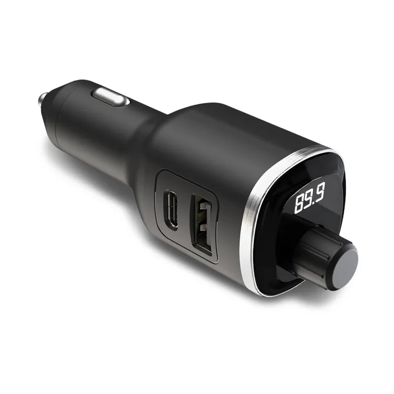 Scosche BTFM8-SP Bluetooth FM Transmitter Hands-Free with 12W Dual USB-A