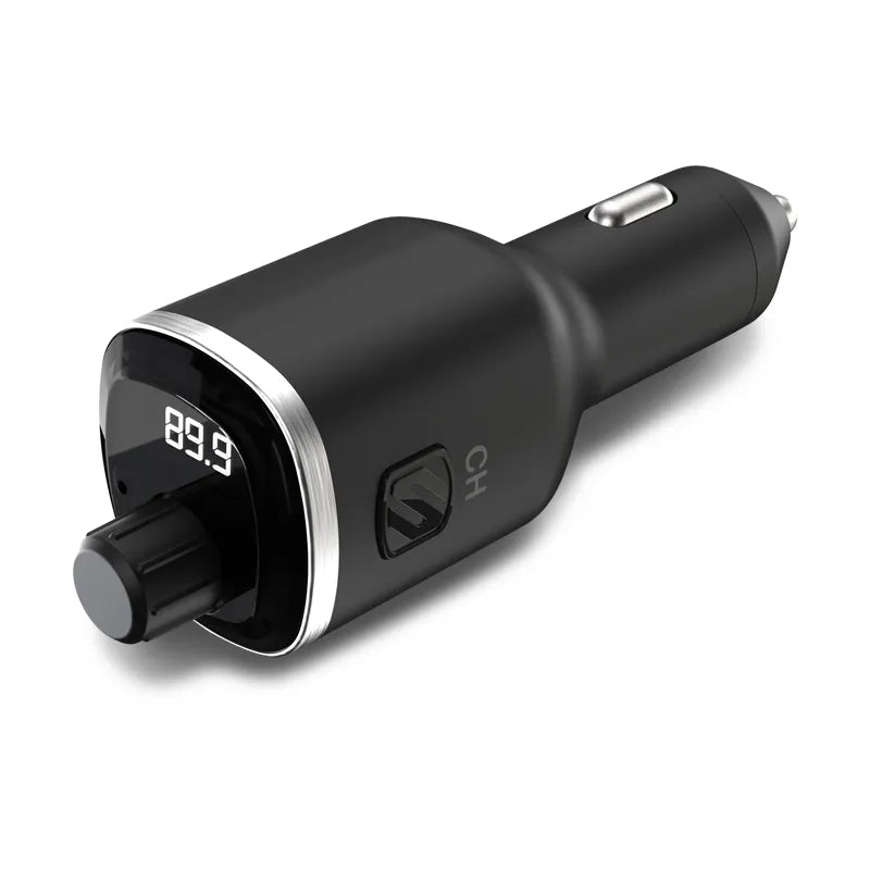 Scosche BTFM8-SP Bluetooth FM Transmitter Hands-Free with 12W Dual USB-A