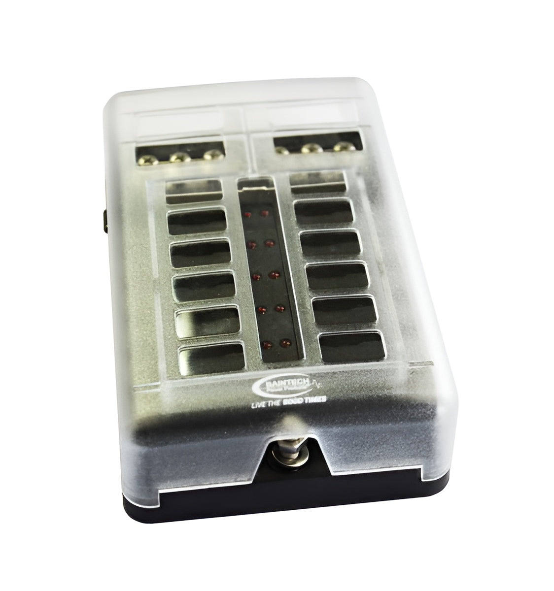 Baintech BTFUSEBLOCK12 12 Way Fuse Block with Red LED Fuse Indicators