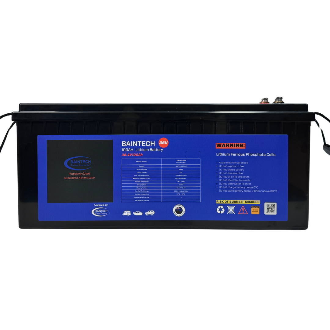 Baintech BTMARINELITH36/100 36V 100Ah Marine Lithium Battery