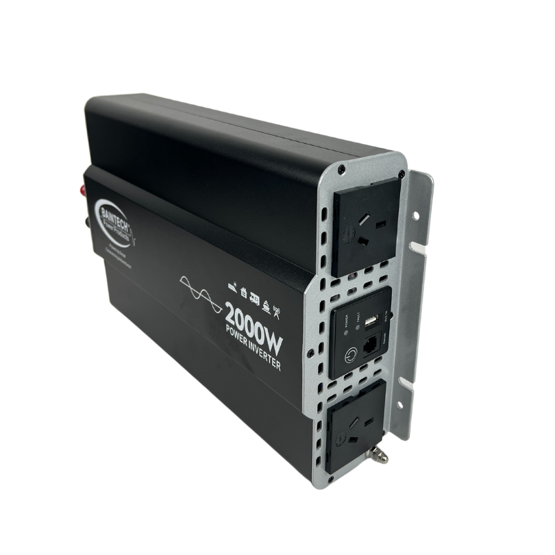 BAINTECH BTPS2000W 2000W Pure Sine Wave Inverter - Clean AC Power from 12V DC for Household Appliances and Sensitive Electronics