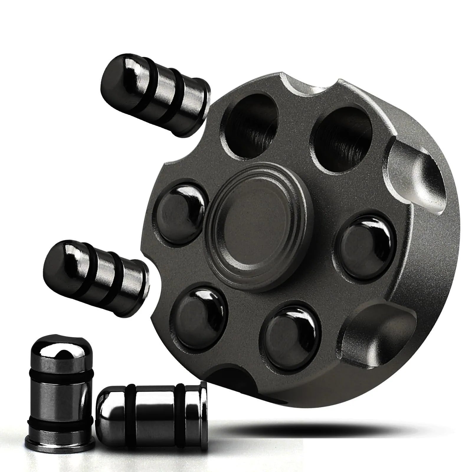 ADHIX ADXPRO - Alloy Brass Revolver Metal Spinner Fidgeting Toy