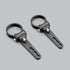 ALTIQ Bull Bar Light Bar Mounting Brackets 25-75mm (PAIR) For Light bars | Heavy Duty Tube Clamps