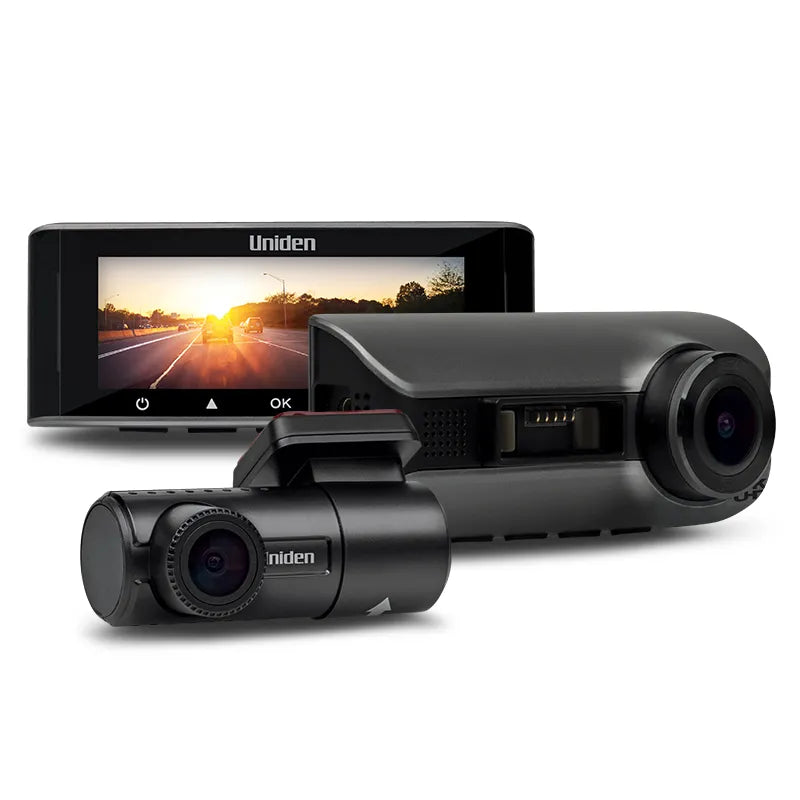 Uniden CAM90R 4K Smart Dash Cam with FULL HD Rear View Camera and 3.16” Wide Angle LCD Colour Screen