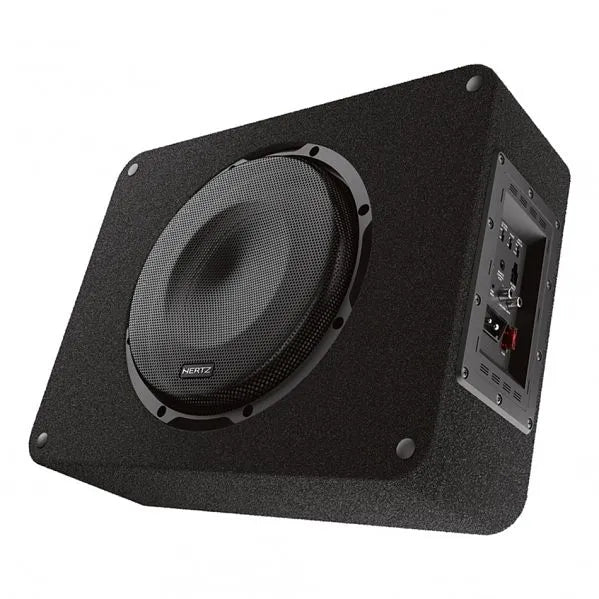 Hertz CBA 250 Cento Series 10" 500W Active Flat Sealed Box Subwoofer Enclosure
