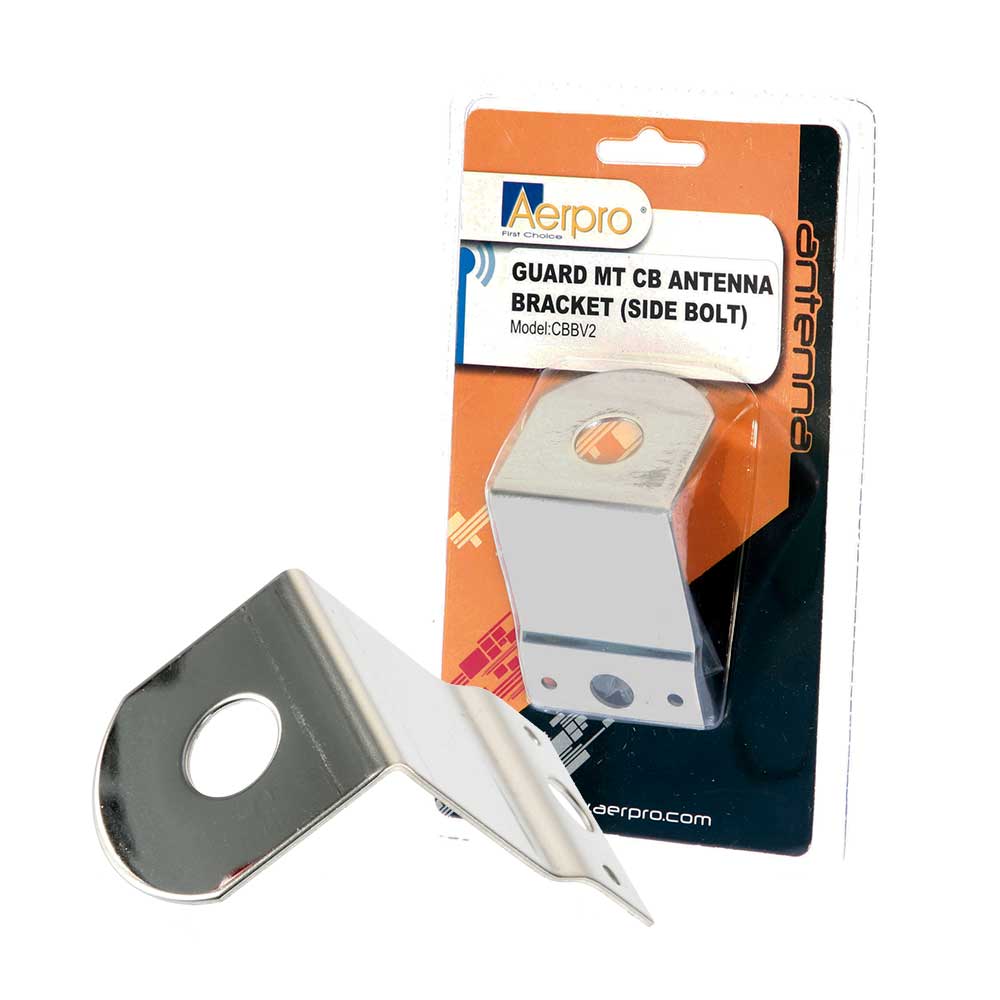 Aerpro CBBV2 Stainless Steel Universal Guard Mount UHF Antenna Bracket