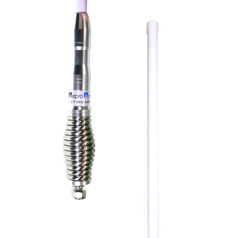 Aerpro CBHD6W 6 DBI Super H/D UHF CB Antenna White