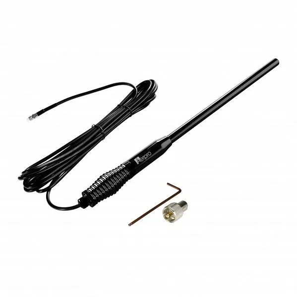 Aerpro CBSTHD1 3.0 dBi 477 MHz Heavy Duty Black Radome UHF Antenna
