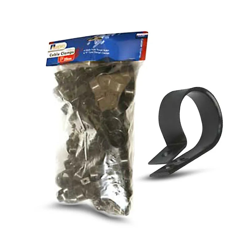 Aerpro CC25 100 PCS 1" 25mm Cable Clamp Pack