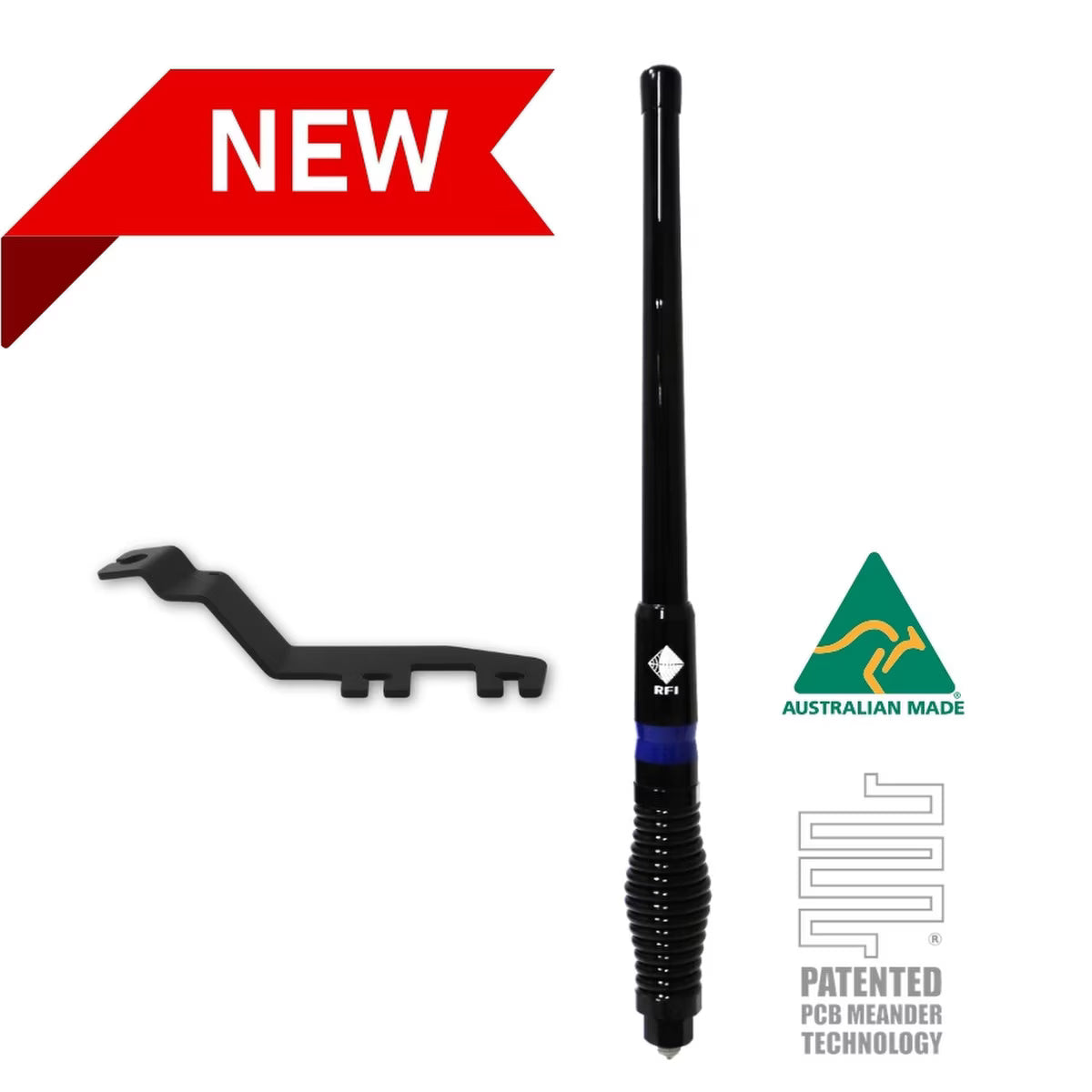 RFI CDX3000-B-MMC-BHMB-514 UHF CB Pajero Sport Triton MR RHS