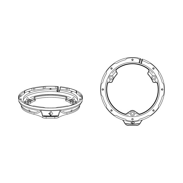 HELIX CFMK165 MB.3 | FlexMount165 Adaptor Ring Kit | 6.5" Midbass Adapter
