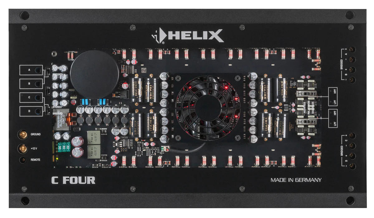 Helix C Four 4-Channel Class AB High-End Amplifier 150W Hi-Res