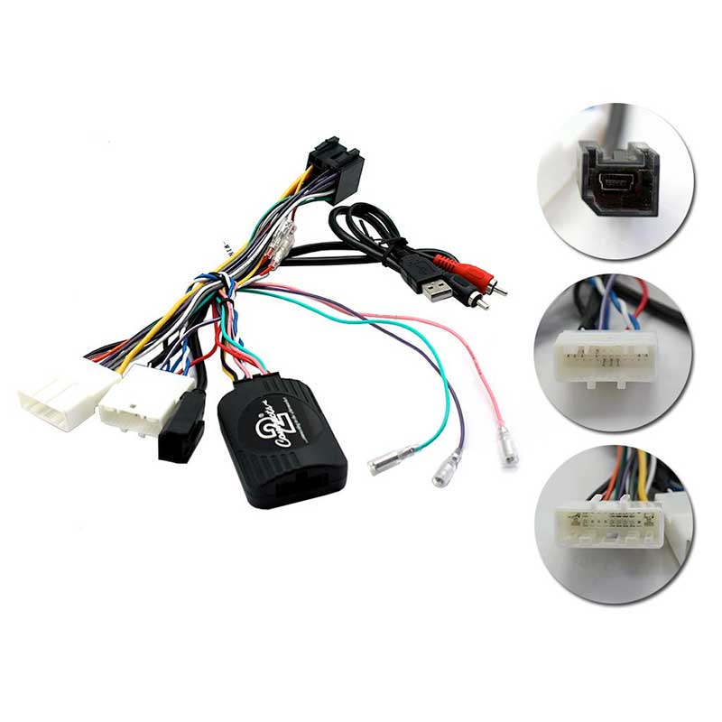 Aerpro CHNI6C Steering Wheel Control Harness Suit Nissan Qashqai/X-Trail Sat Nav Models