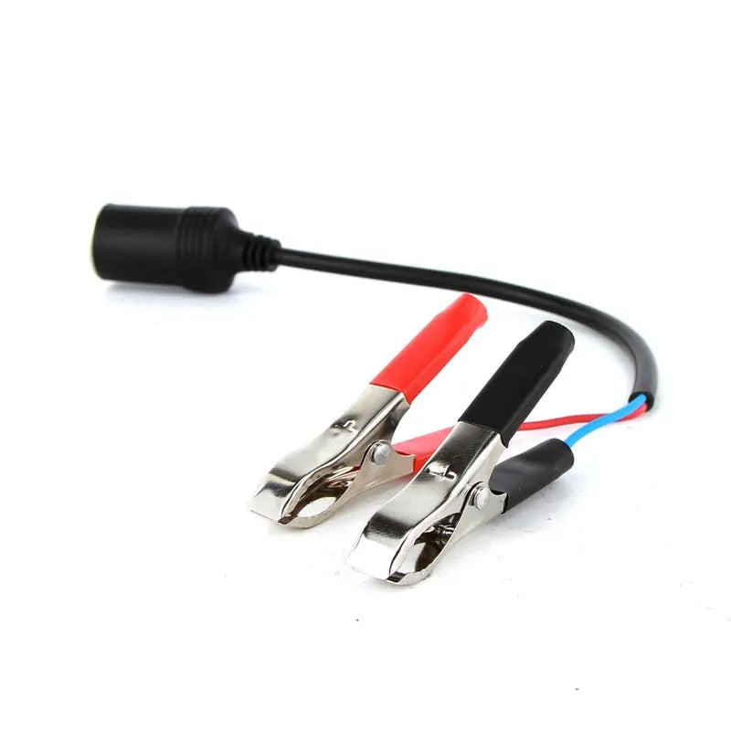 DNA Audio CLA003 Inline Cigarette Lighter Socket to Alligator Clips – Portable 12V Power Solution