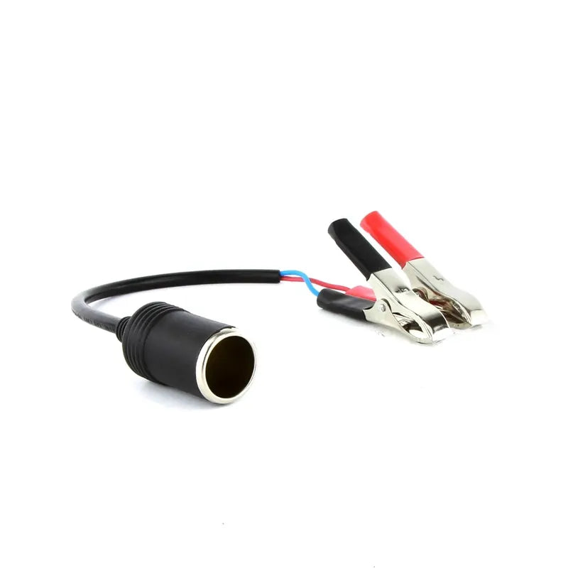 DNA Audio CLA003 Inline Cigarette Lighter Socket to Alligator Clips – Portable 12V Power Solution