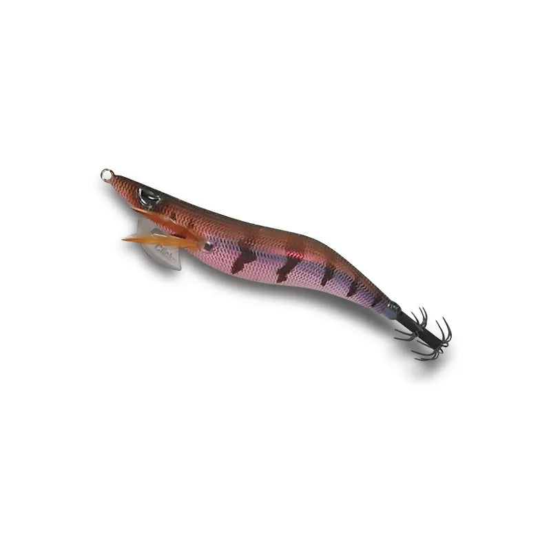 Clicks CLICKS30-011 3.0 Size Squid Lure Colour 011 - Brown / Red