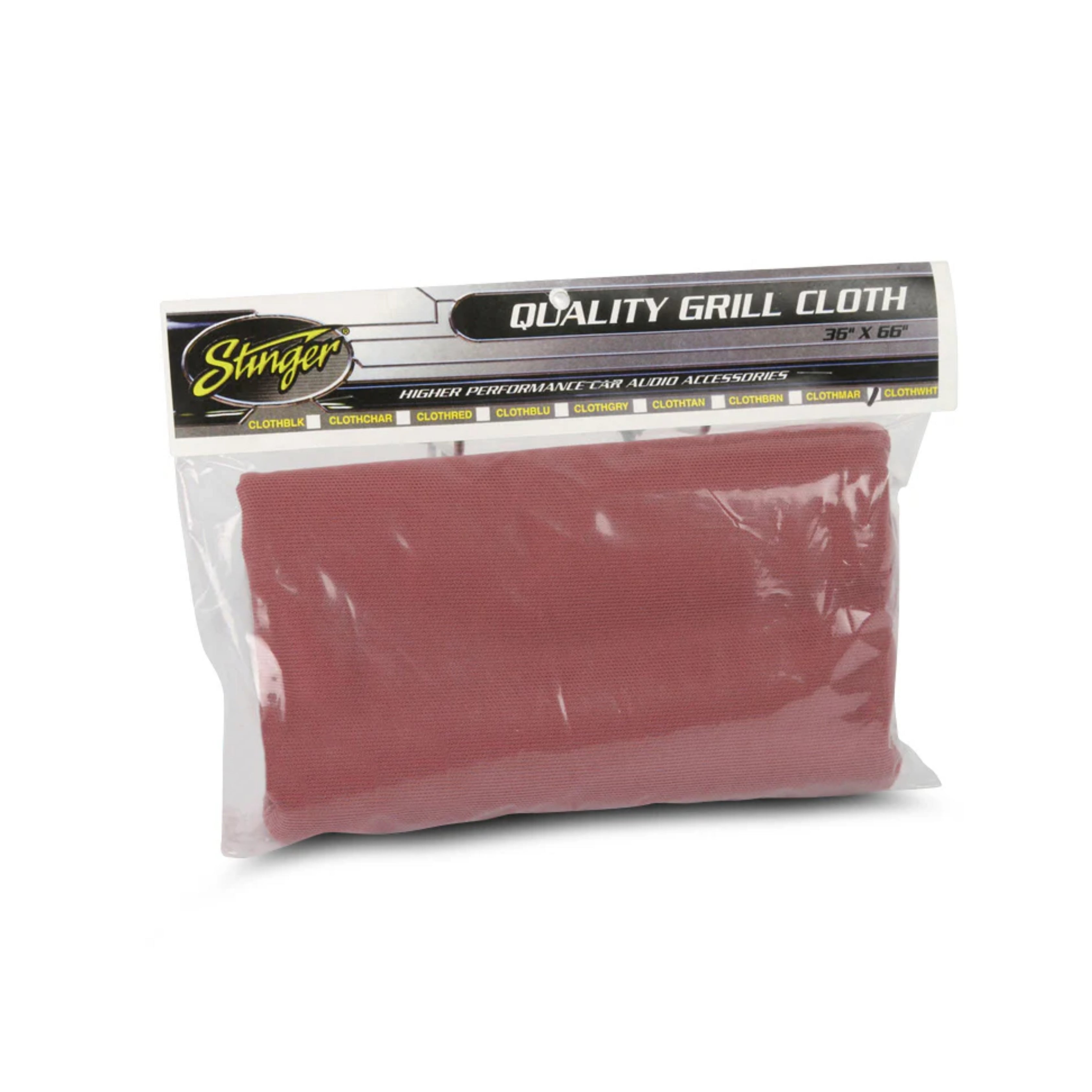 Stinger CLOTHMAR 66"x36" Maroon Speaker Grill Cloth