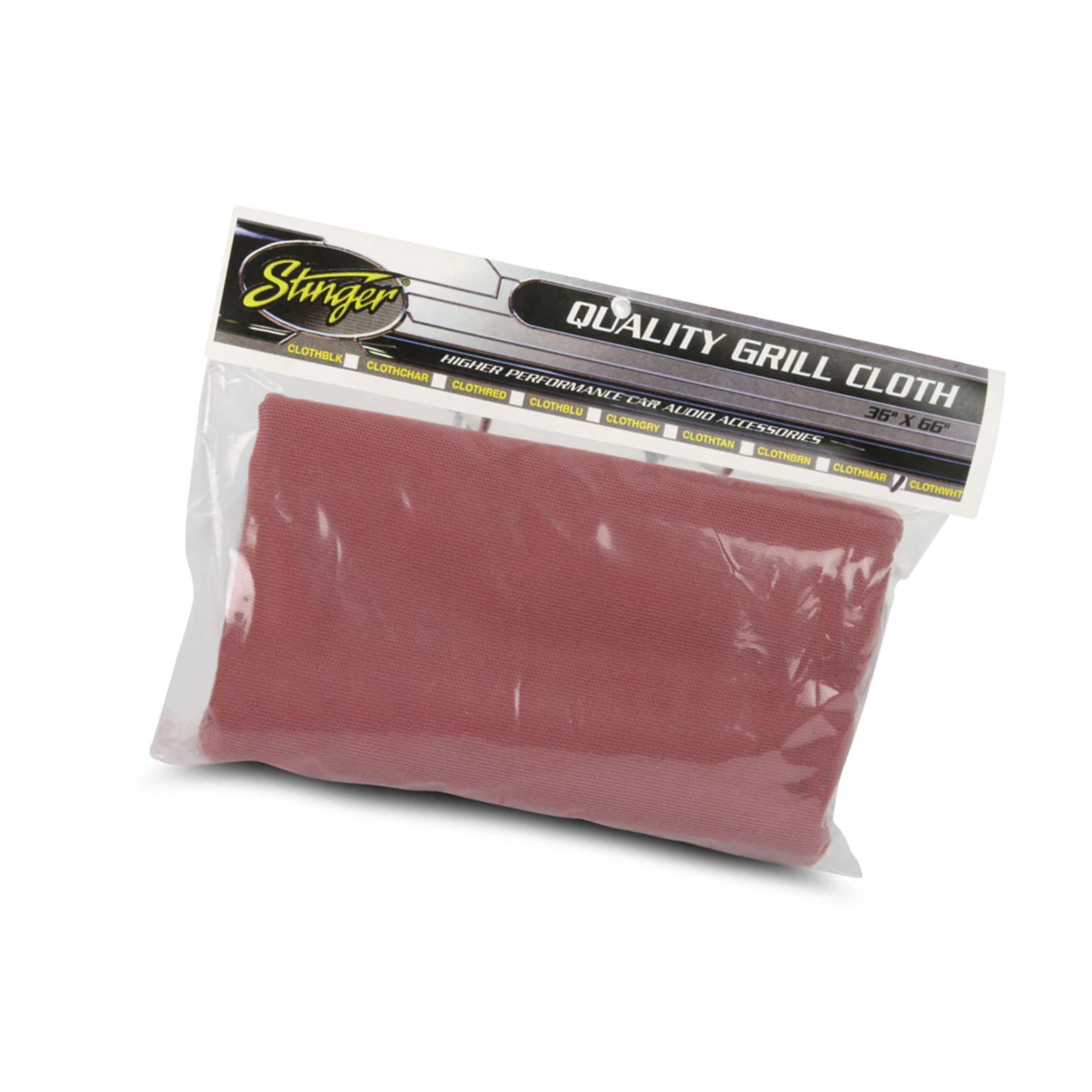 Stinger CLOTHMAR 66"x36" Maroon Speaker Grill Cloth