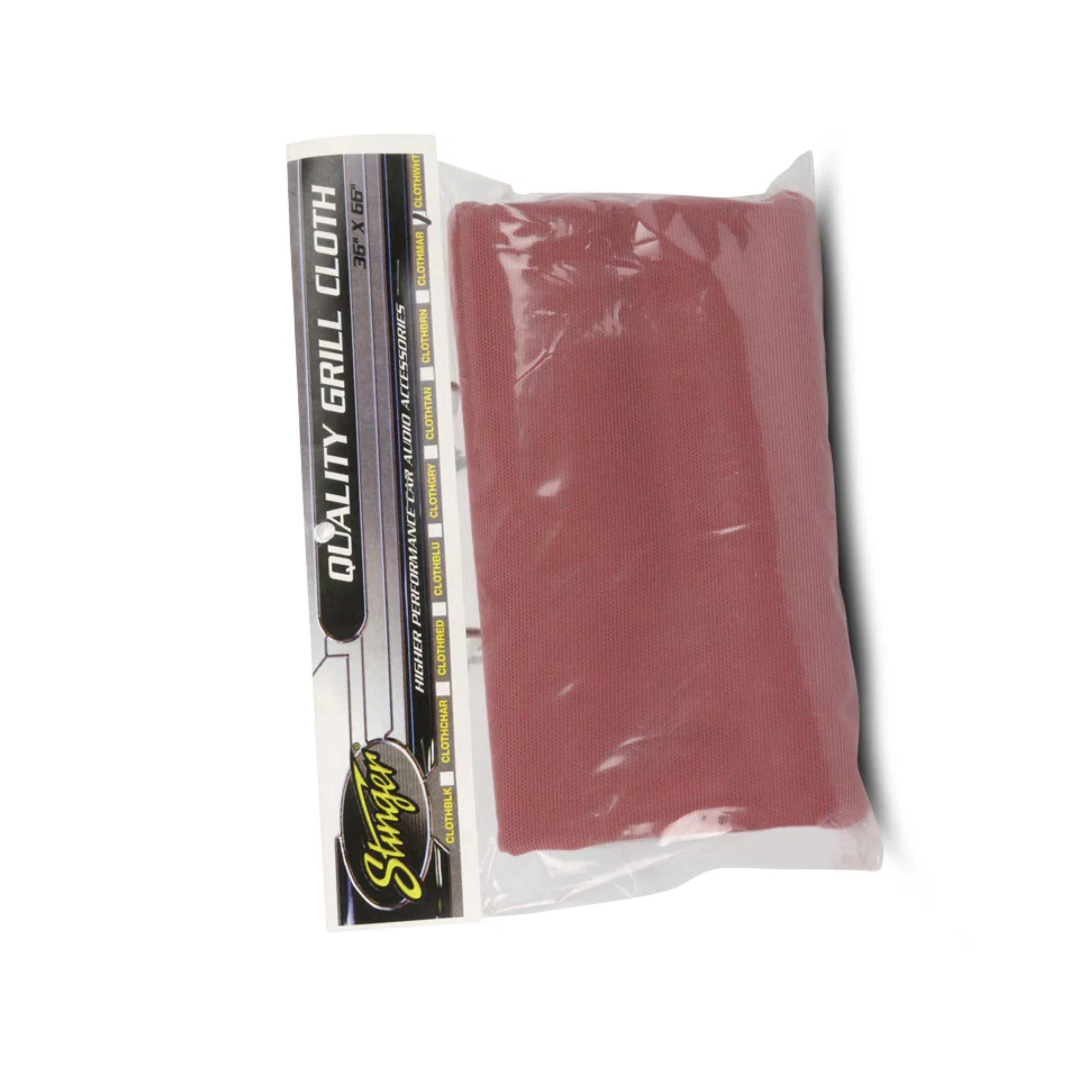 Stinger CLOTHMAR 66"x36" Maroon Speaker Grill Cloth